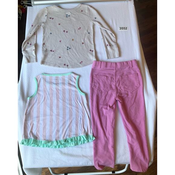Garanimals and Carter’s Toddler Girls Bundle of Tees and Pants size 3T 4T Pink - Picture 9 of 9